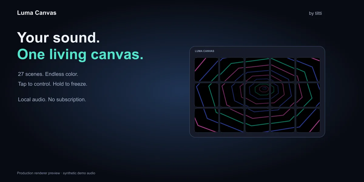 Luma Canvas preview